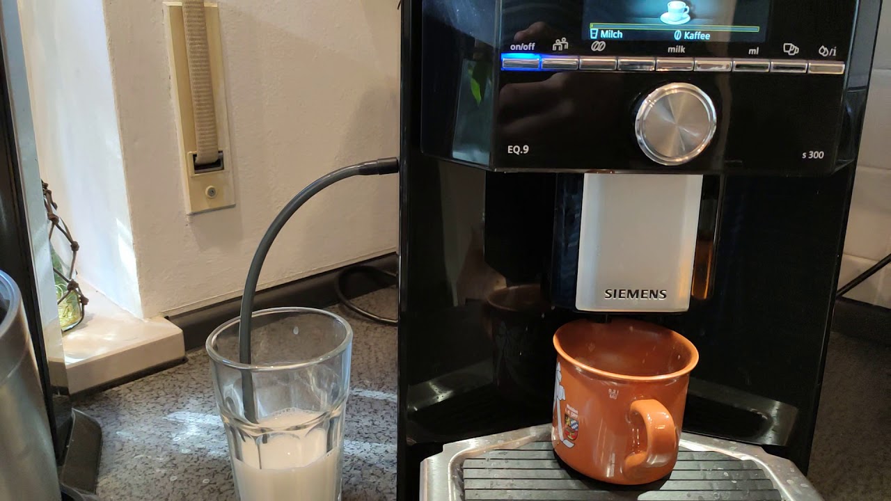Siemens Eq 9 S500 Ständig Brüheinheit Reinigen Siemens EQ.9 Problem Milchschaum - YouTube