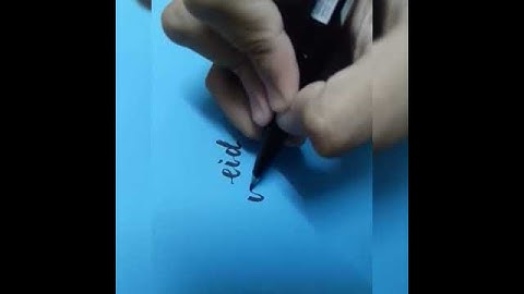 happy eid mubarak - calligraphy test