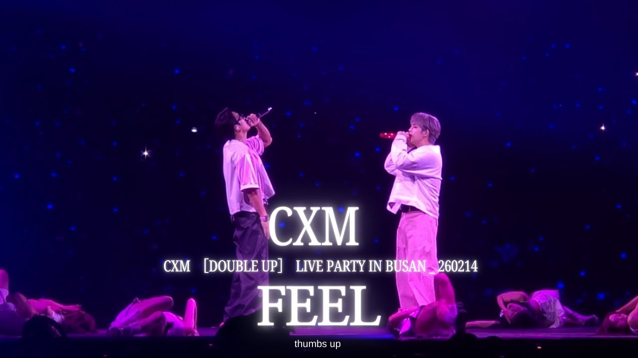 260214 ː SEVENTEEN ː CxM | feel | 승철 | 민규 | DOUBLE UP LIVE PARTY | s.coups | mingyu | 부산 | 세븐틴