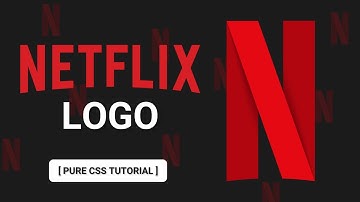How To Create a NETFLIX LOGO || Pure HTML & CSS3 Tutorial