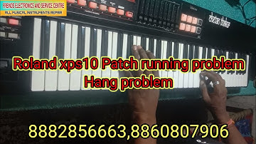 Roland XPS10 patch running #roland #keybord #how_to_setup #technology #music #musician #worldmusic