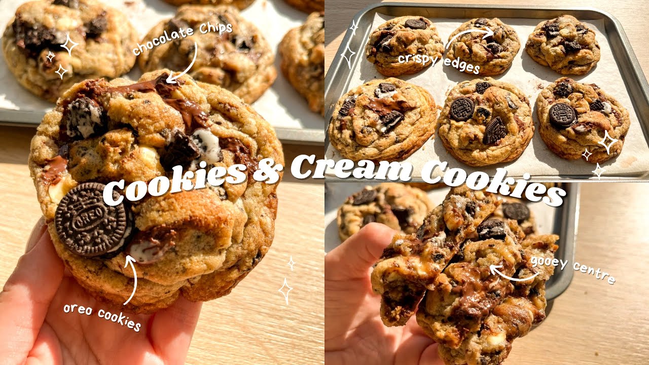Soft OREO COOKIES🍪bake Cookies & Cream Cookies 