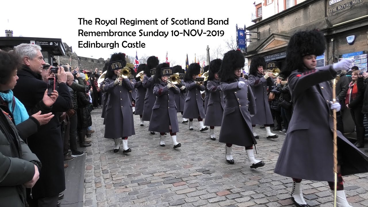 Remembrance Sunday 2019 - Edinburgh - Veterans March [4K/UHD]
