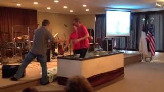 Kimberly and Evin Baptized