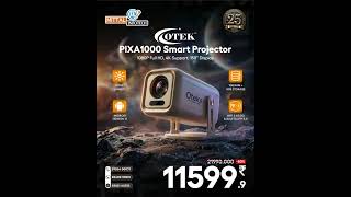 🔥DEAL OF THE DAY - Otek PIXA1000 Smart Projector #indore #projector #dealoftheday #discount #tech