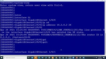 Huawei Firewall Dual Hot Standby Lab