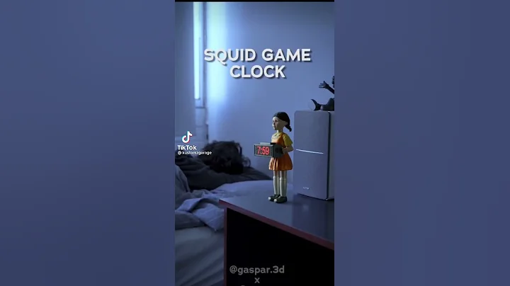 Squid Game Alarm Clock #shorts #squidgame #netflix #doll #alarm