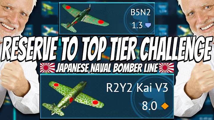 Playing the ENTIRE Japanese Naval Bomber Line - Reserve to Top Tier