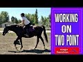Practicing Two Point Position In The Saddle