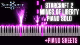 StarCraft2 Wings of Liberty Piano Solo with piano sheets