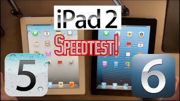 iOS 5 vs. iOS 6 on iPad 2! (Old school speedtest!)