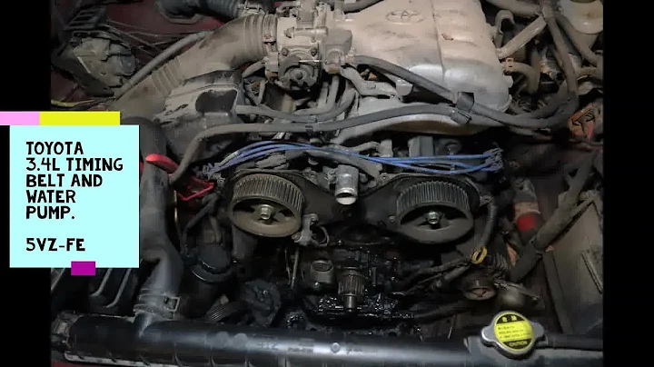 3.4L Toyota 5vz-fe timing belt and water pump Replacement!