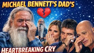 Famous AGT: Michael Bennett Dad Breaks Down in Tears Singing "The Clock That Stole My Joy"–Judges Emotional Wealth