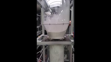 Cold flow Fluid bed  disengaging zone