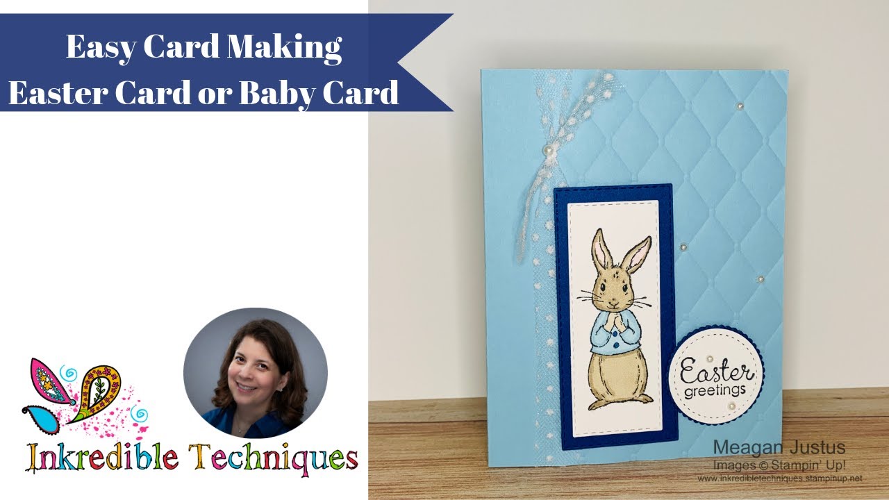Stampin' Up! Easter Card with Fable Friends - YouTube