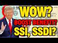 NEW CHANGE IN SOCIAL SECURITY BOOST BENEFIT PAYMENT CHECKS UPDATE SSA SSI SSDI?