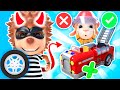 Wheels On The Truck 🚓 🚑 🚒 Rescue Team | Police Officer - Baby's Helper 🚓👮 Kids Cartoon and Stories