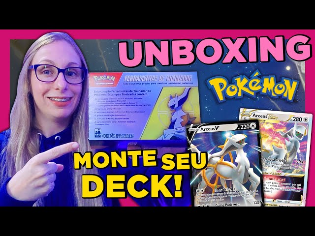 Jogo De Cartas - Pokémon - Coleção Treinador Avançado - Box - Arceus - Copag