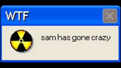 Microsoft Sam reads funny and stupid error messages