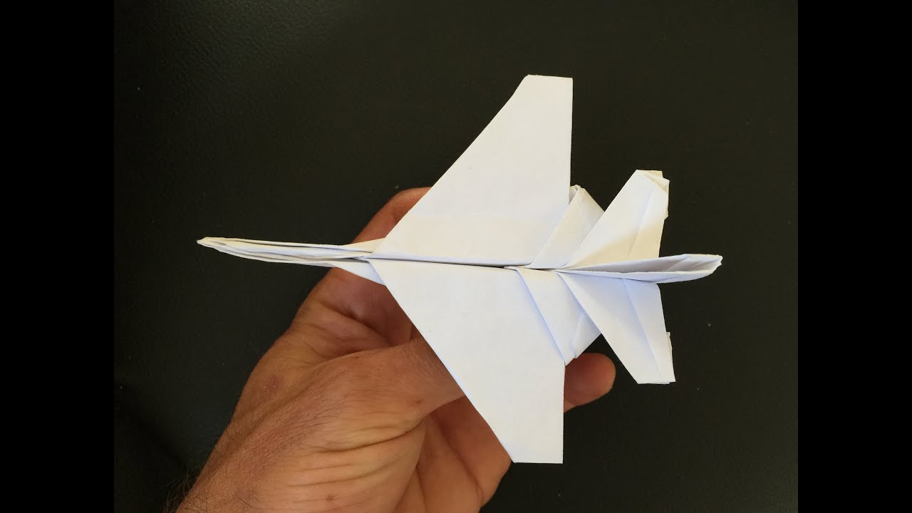  tuto  origami avion 