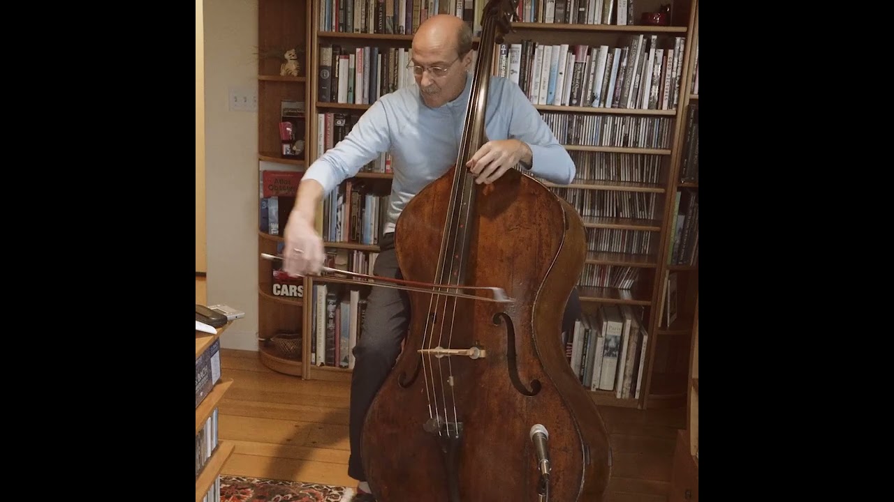 Bach of the Month Club - Bourrées 1 & 2 from cello suite 3 ,Stephen Tramontozzi - bass
