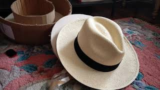 Unboxing a Montecristi Panama Hat from PanamaHatsDirect.com