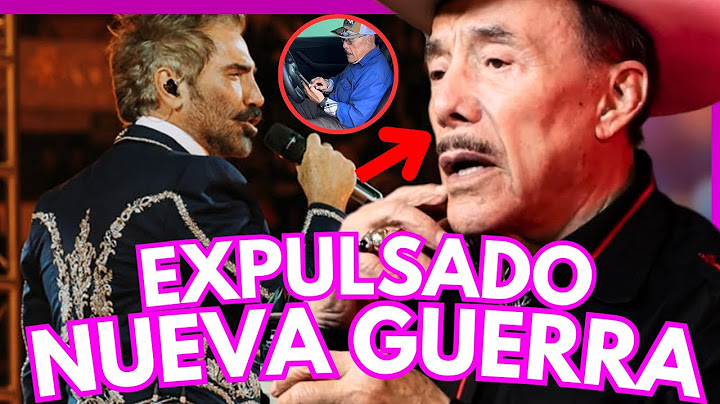 ALEJANDRO FERNÁNDEZ EXPELS DON PEDRO RIVERA FROM HIS CONCERT FOR A BRUTAL ARGUMENT. BREAKING NEWS!