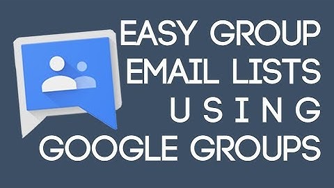 Getting Started with Google Groups