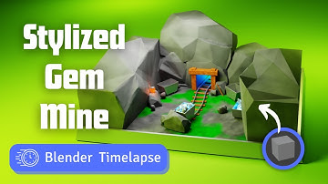 Creating a Stylized Gem Mine in Blender: Step-by-Step Tutorial