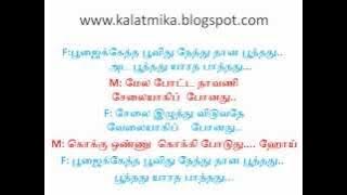 Poojaikketha Poovithu Tamil Karaoke Song For Male Singers