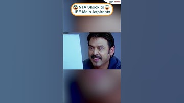 NTA Shock to JEE Main Aspirants | When New Notification Release From #NTA | #shorts #jeememes #jee