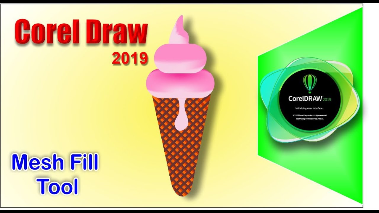 Corel Draw Tutorial - Mesh Fill Tool in Urdu / Hindi . - YouTube