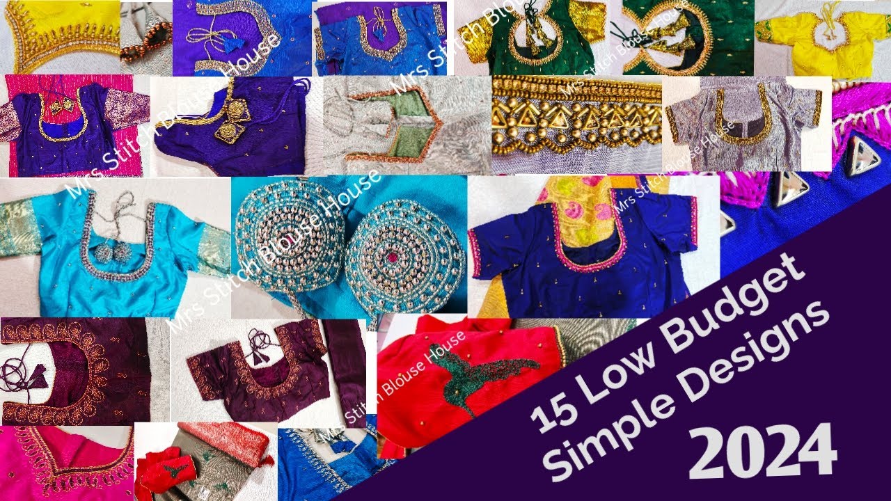 15 Low Budget Latest Simple Aari Work Blouse Designs Aari Embroidery
