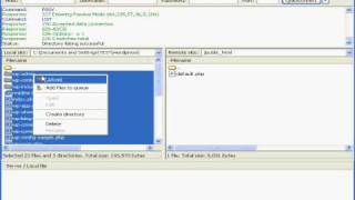 Install Wordpress Part 4:  FTP Upload