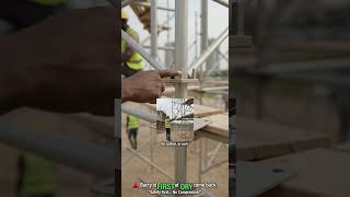 Scaffold Safety #shortvideo #construction #safety #marginofsafety