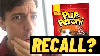 2021 Pup-Peroni Recall (*actually, it's a withdrawal) by Petful on YouTube 3,102 views 2 years ago 3 minutes, 13 seconds