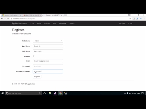 ASP.NET MVC #17 - How to Create a Registration Form with Email Confirmation | FoxLearn