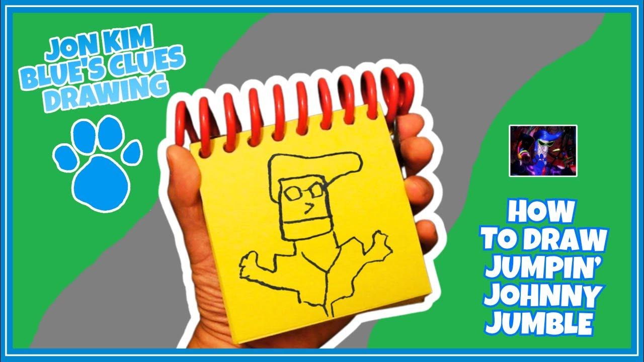 Blues Clues How To Draw Jumpin Johnny Jumble YouTube