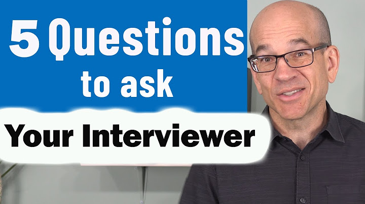 Great questions to ask in an interview