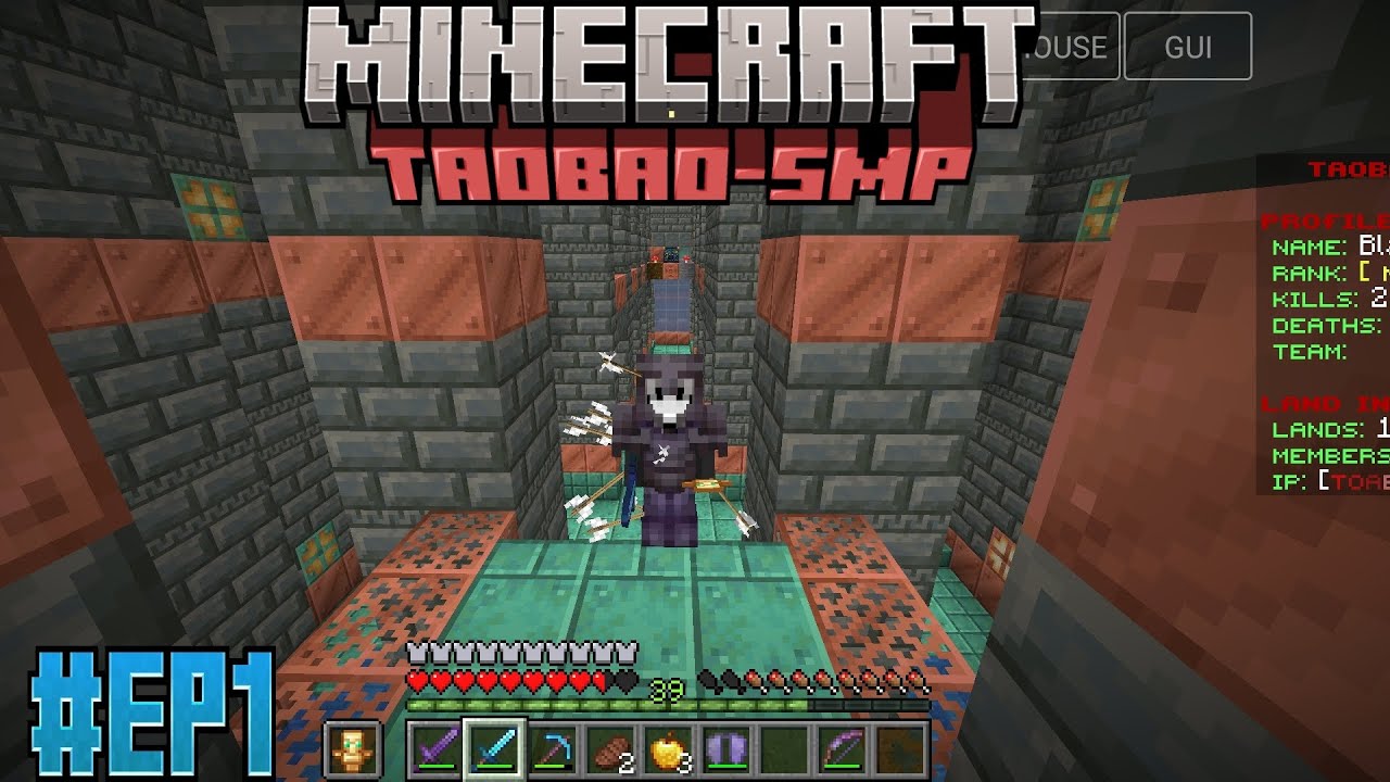 Minecraft server Taobao smp ss1 #EP1 [សុំ post 2video ហើយ😊] - YouTube