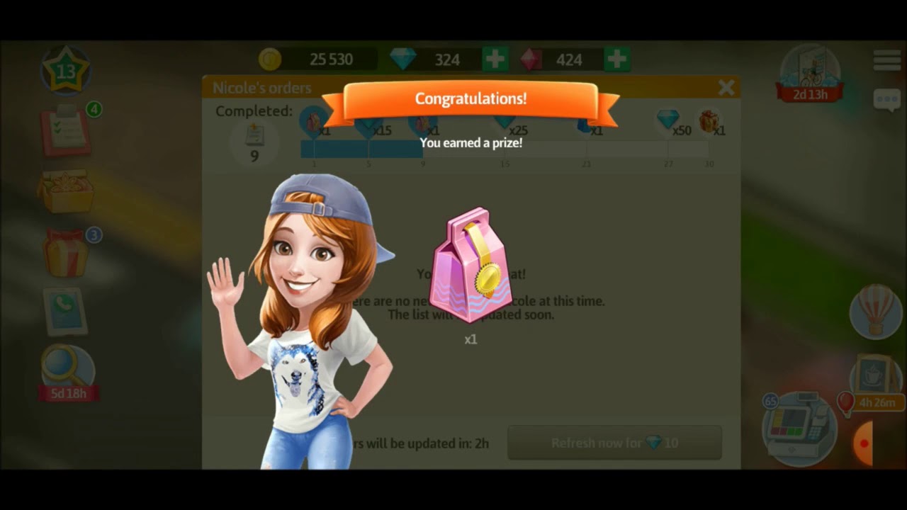 Nicole Story | Complete Walk through - My Café: Recipes & Stories Gameplay