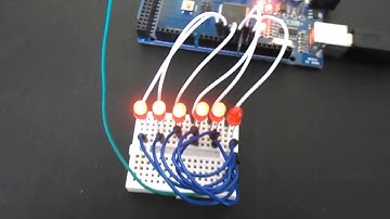 Arduino & Visuino Running LED for Beginners