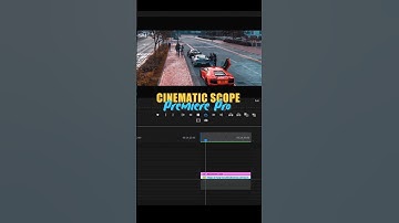 Easy Cinematic Scope 🎞️ | Premiere Pro Basics #shorts #editingtutorial #filmmaking #premierepro