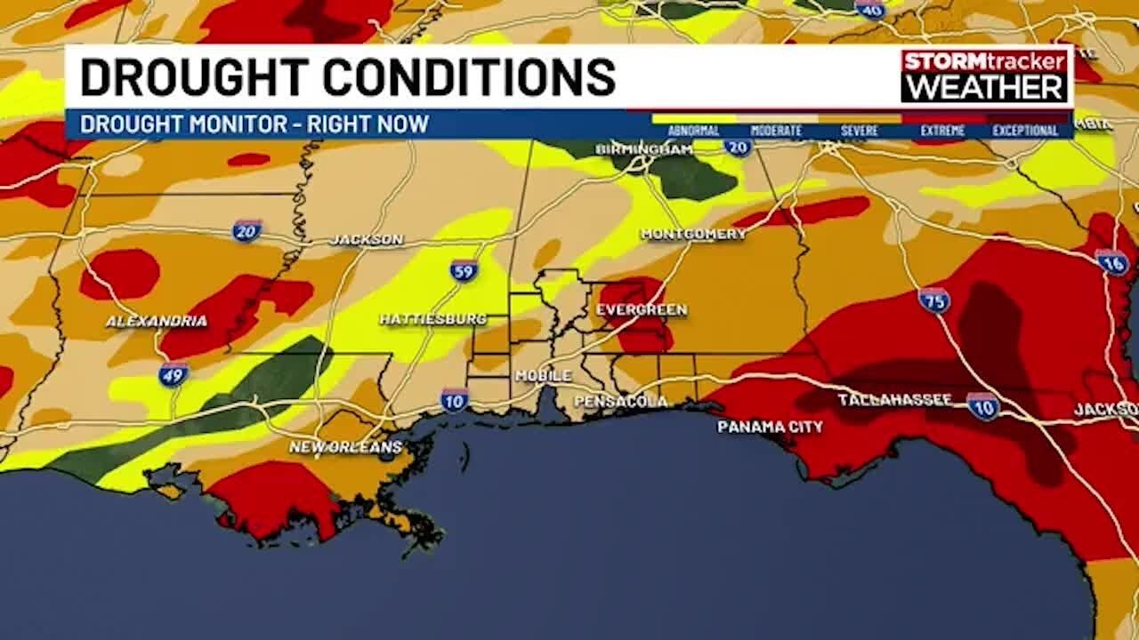 Drought worsens on Gulf Coast - YouTube