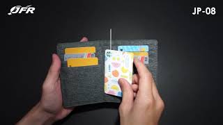 JFR Fashion Dompet Pria 3/4 Berdiri Bahan Kulit Canvas JP08 - Product Review New
