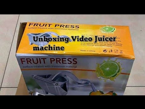 Internet viral juicer machine without electricity Off Machine Unboxing Video  unboxingvideo  viral