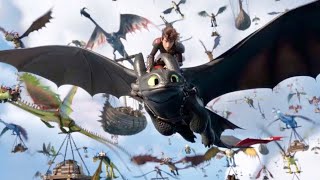 圧巻！バイキングたちのお引越し、謎のメスドラゴンも出現！映画『ヒックとドラゴン 聖地への冒険』本編映像