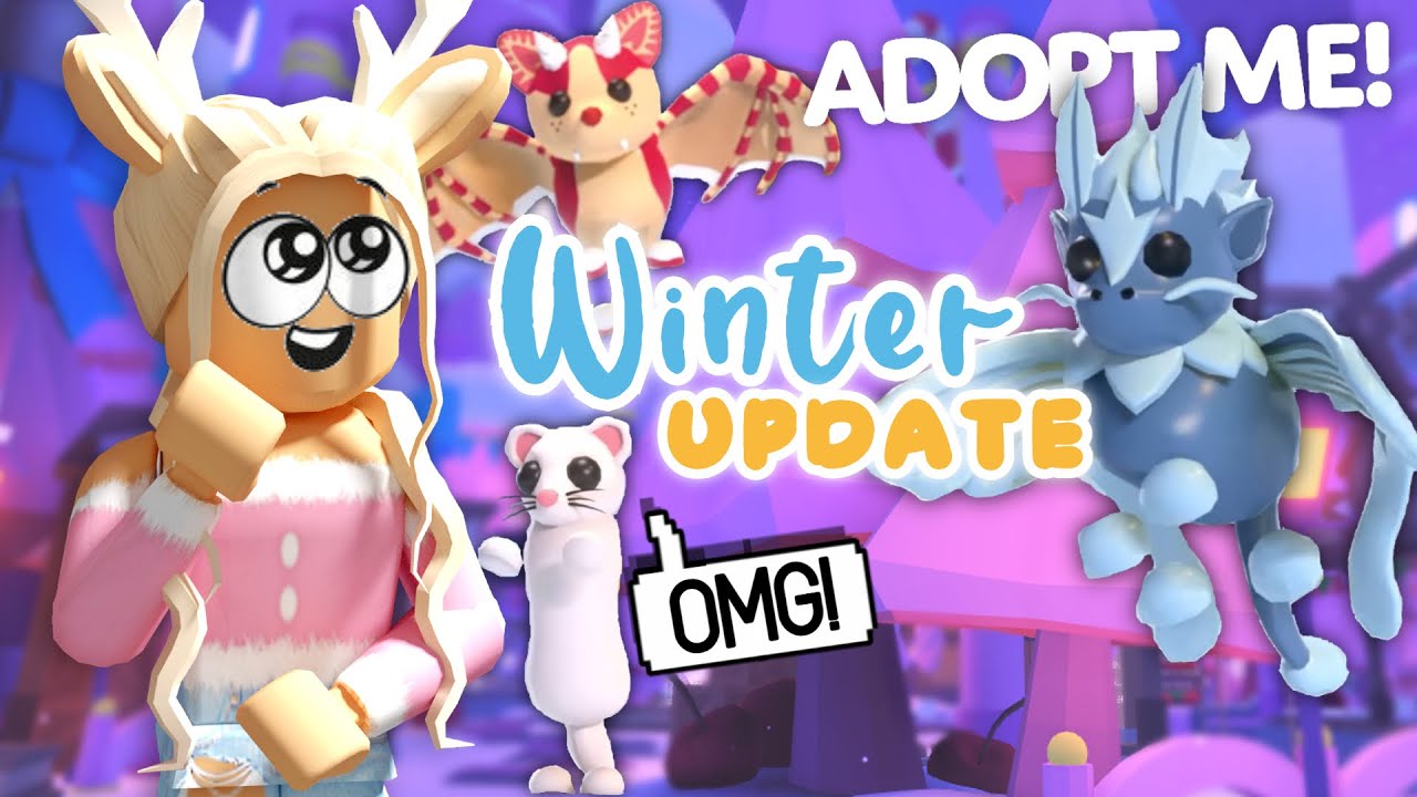 NOVÝ WINTER Update 😱 ️ v Adopt Me! YouTube