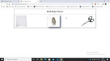 Rock Paper Scissor Game in JavaScript || Simple Steps || Part-2
