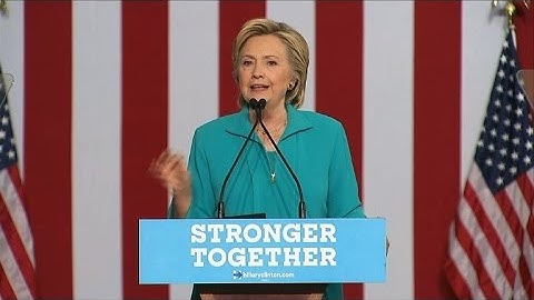 Clinton argues Trump brought racism into political mainstream